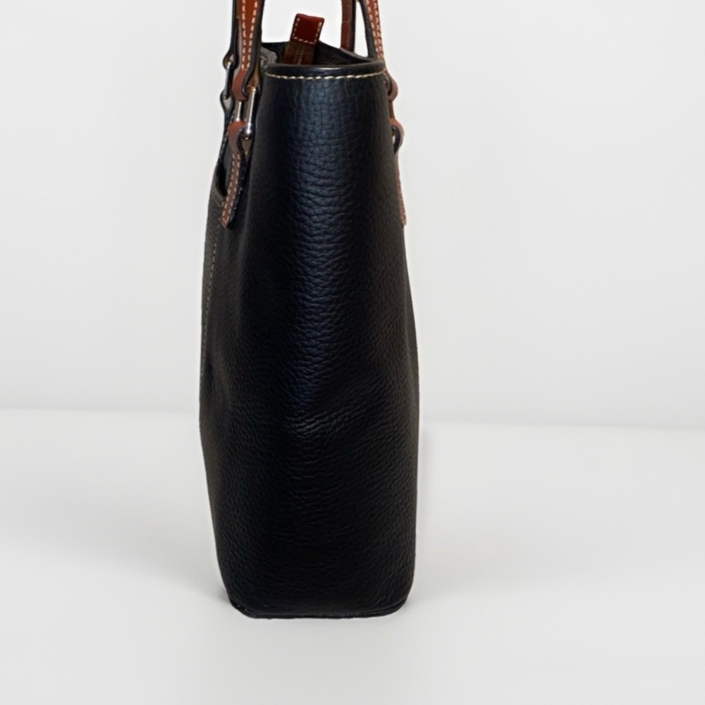 Dooney & Bourke Black and Brown Tote - Picture 7 of 16
